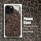 Personalized Black Leopard-print iPhone Case - Viexta