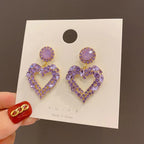 S925 Silver Needle Love Series Earrings - Viexta