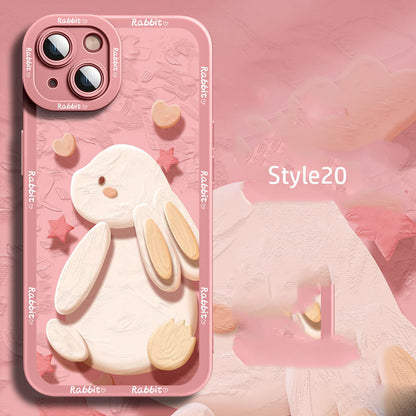 Silicone Cartoon iPhone Case