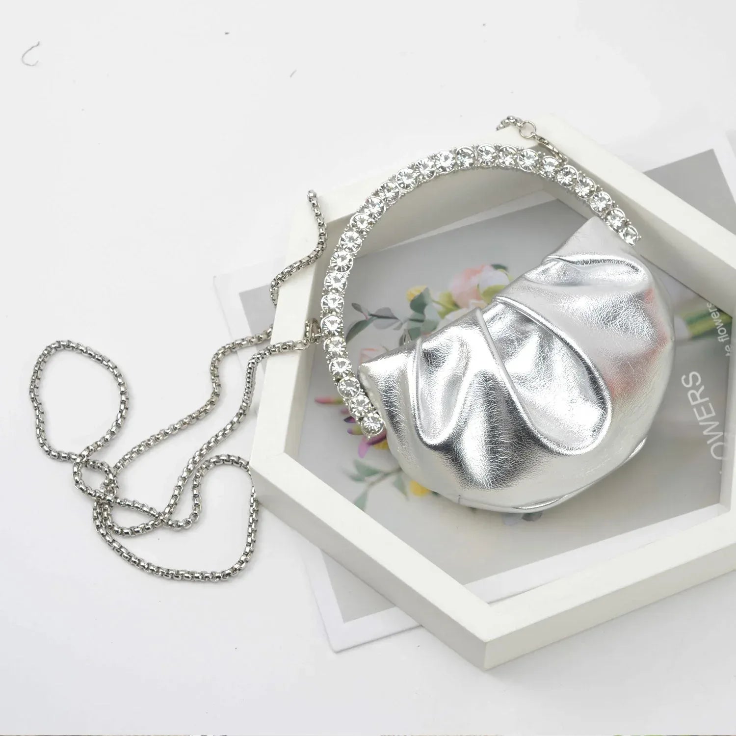 Women's Diamond Design Clutch - Viexta