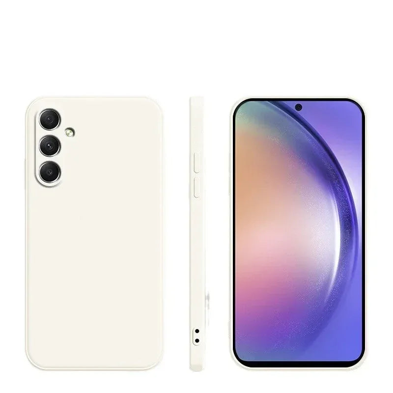 Anti-fall Silicone Transparent Lens Samsung Case - Viexta