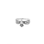 inlaid-zircon-blackened-eagle-ring - Viexta