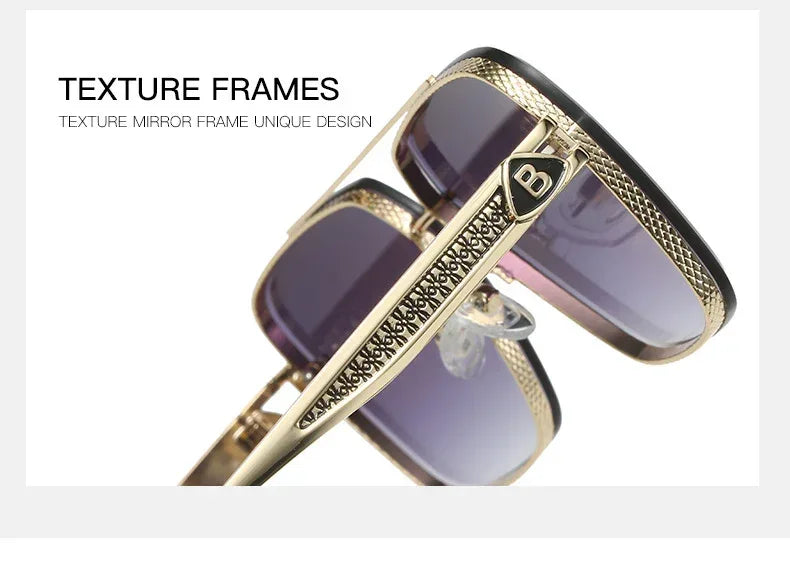 Casual Fashion Metal Frame Sun Glasses - Viexta