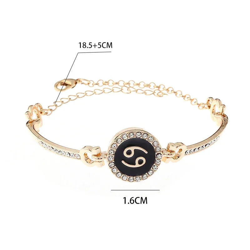 Stainless Steel 12 Constellation Bracelet - Viexta