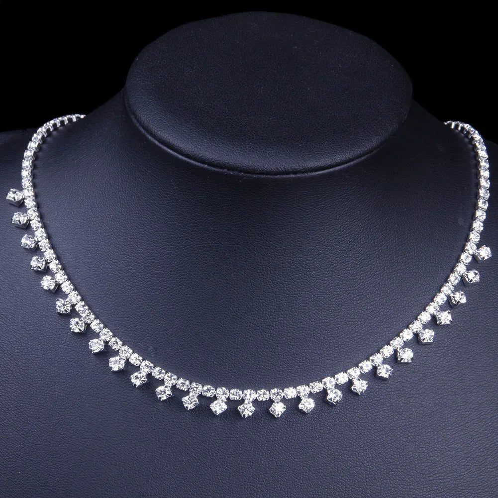 rhinestone-claw-choker-temperament-clavicle-chain - Viexta