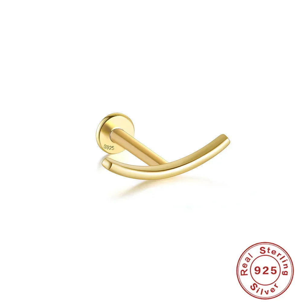 s925-sterling-silver-horse-eye-stud-earrings - Viexta