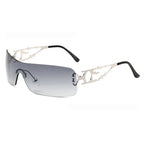 Versatile Frameless Hollow Sunglasses - Viexta