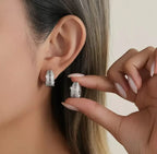 Luxurious Womens Zircon High-quality Ear Clips - Viexta
