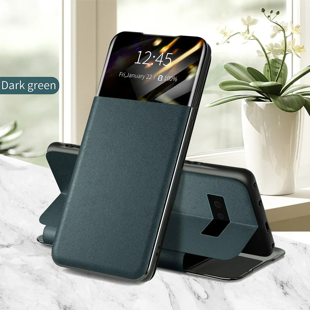 Pixel 6 Card Flip Protective Leather Case - Viexta