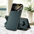 Pixel 6 Card Flip Protective Leather Case - Viexta