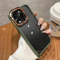 Colorful Glass Bead Lens Transparent iPhone Case - Viexta