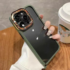 Colorful Glass Bead Lens Transparent iPhone Case - Viexta