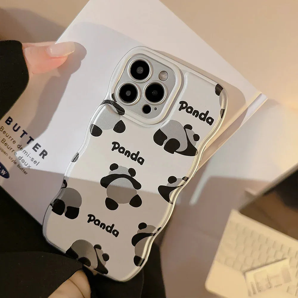 Full Screen Cute Panda Iphone Case - Viexta