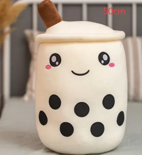 Fruit Drink Plush Stuffed Strawberry Boba Tea Cup Toy - Viexta