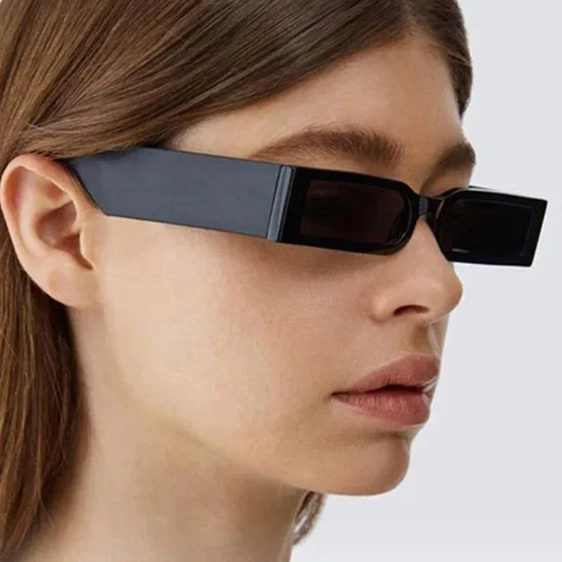 Rectangle Frame Fashion Sunglasses - Viexta