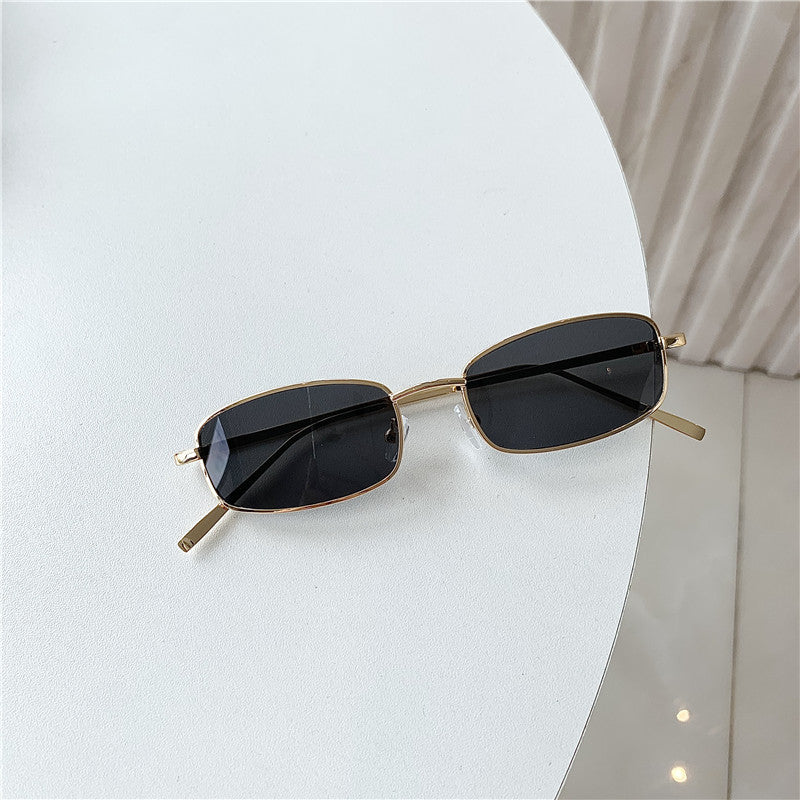 Trendy Small Frame Rectangular Sunglasses
