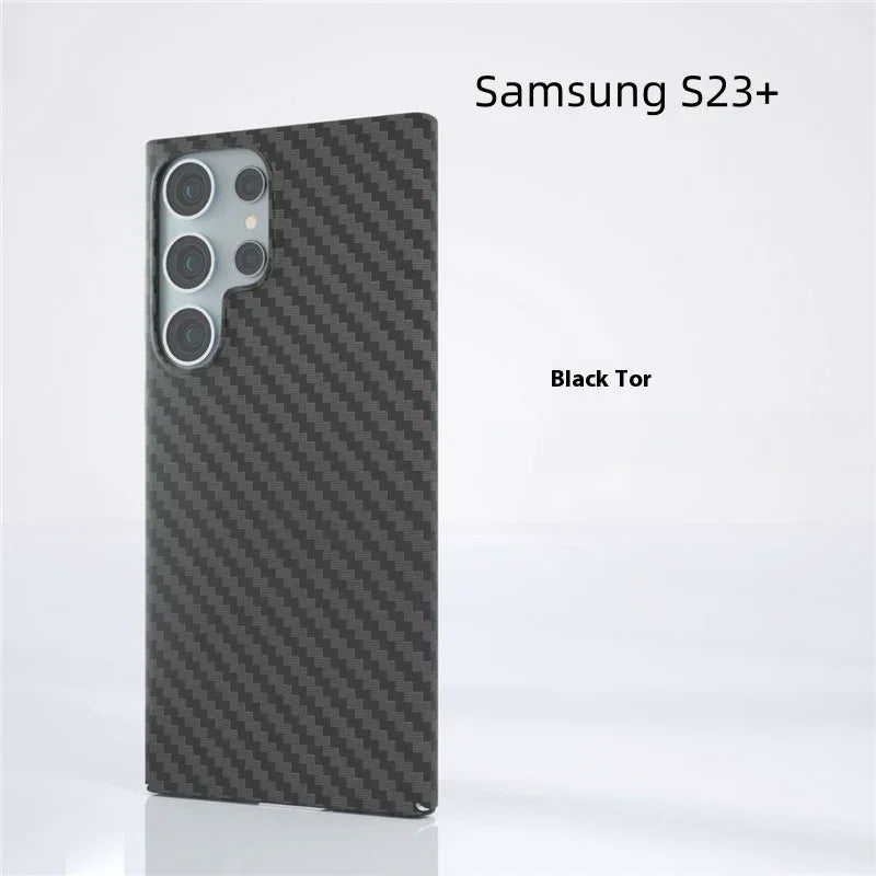 Carbon Fiber Hard Shell Samsung S Series Phone Case - Viexta