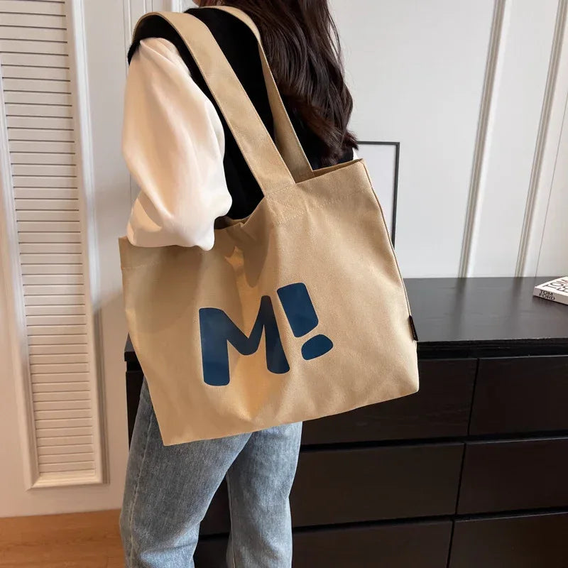 letter-printed-canvas-totes-bags - Viexta