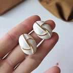 925-silver-needle-plated-14k-drip-glazed-ear-studs - Viexta