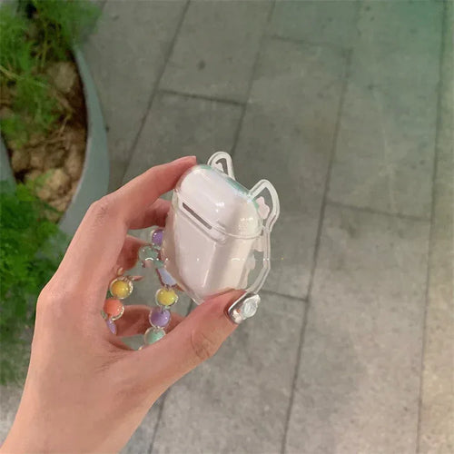 Bear Shaped Airpods Case with Charm - Viexta