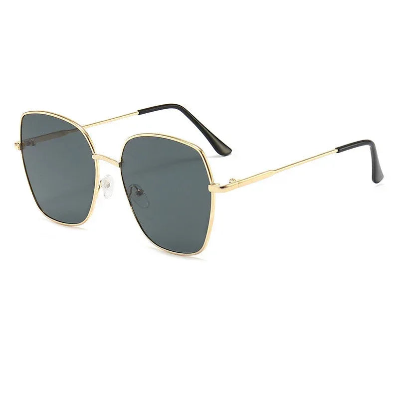 Gradual Full Frame Metal Anti Ultraviolet Sunglasses - Viexta