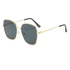 Gradual Full Frame Metal Anti Ultraviolet Sunglasses - Viexta