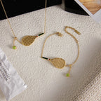 Tennis Racket Pendant Necklace - Viexta