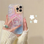 Halo Dyed Sun Flower iPhone Case - Viexta