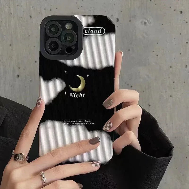 premium-black-and-white-butterfly-iphone-case - Viexta