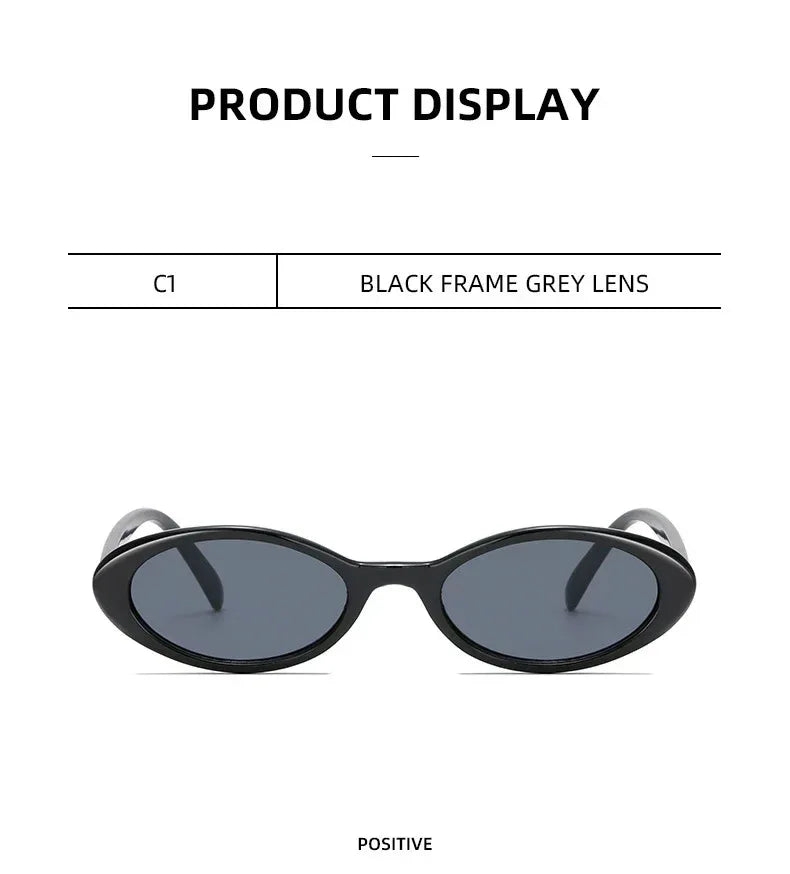 retro-water-drop-oval-frame-personalized-glasses - Viexta