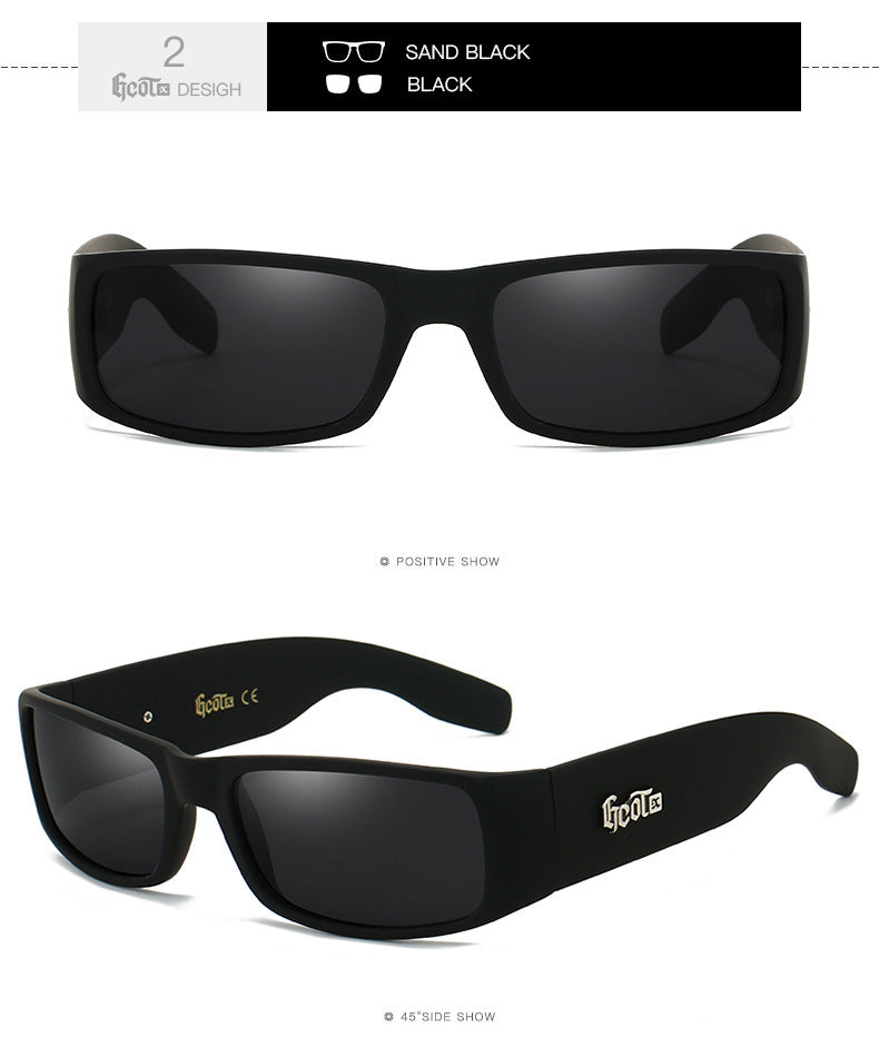 Plaid Hip Hop Fashion West Coast Polarized Sunglasses