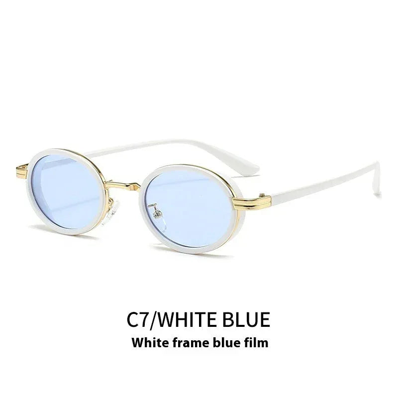 retro-style-steampunk-metal-oval-small-sunglasses - Viexta