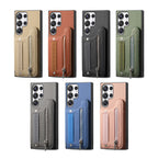 Wristband Wallet Card Holder Leather Samsung Case