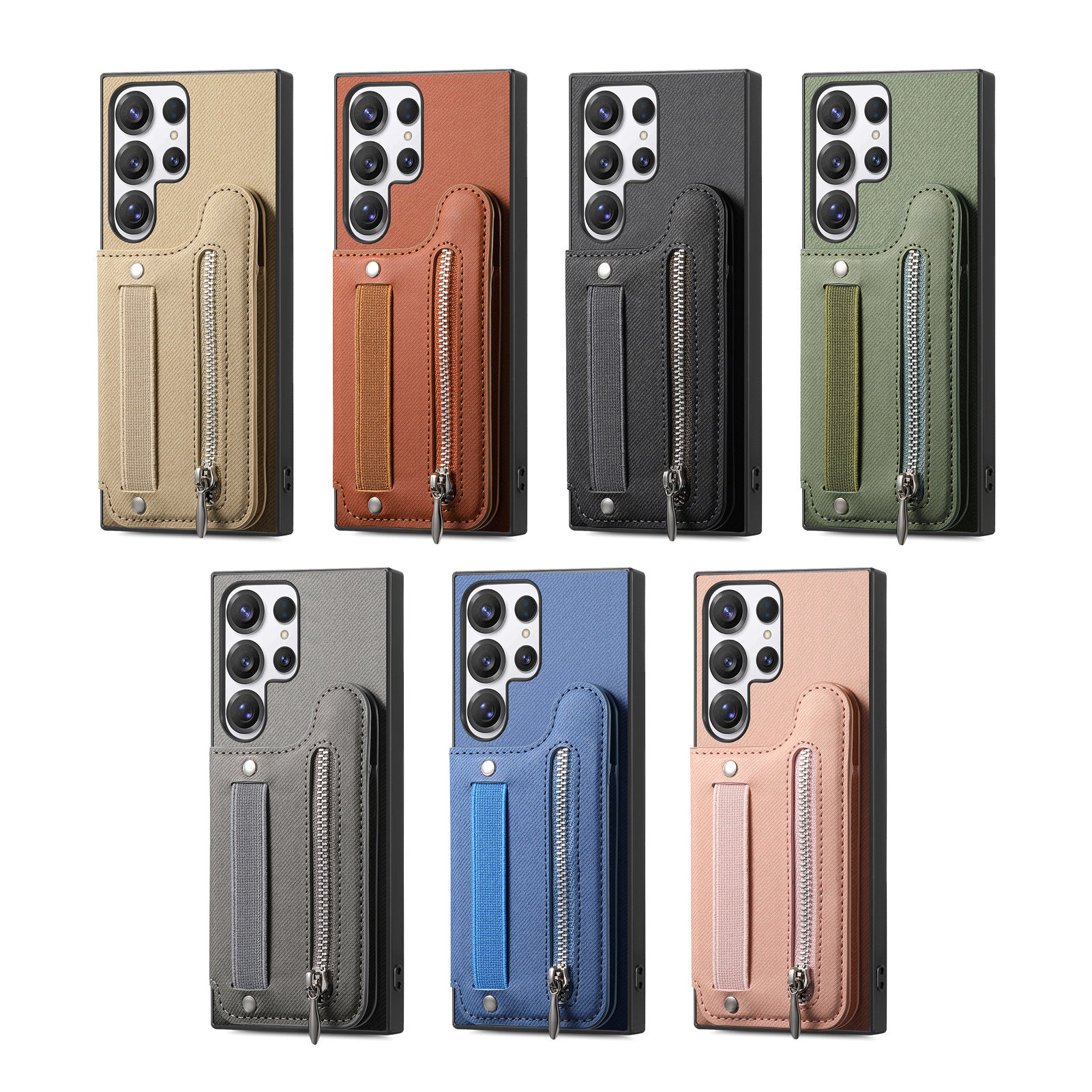 Wristband Wallet Card Holder Leather Samsung Case