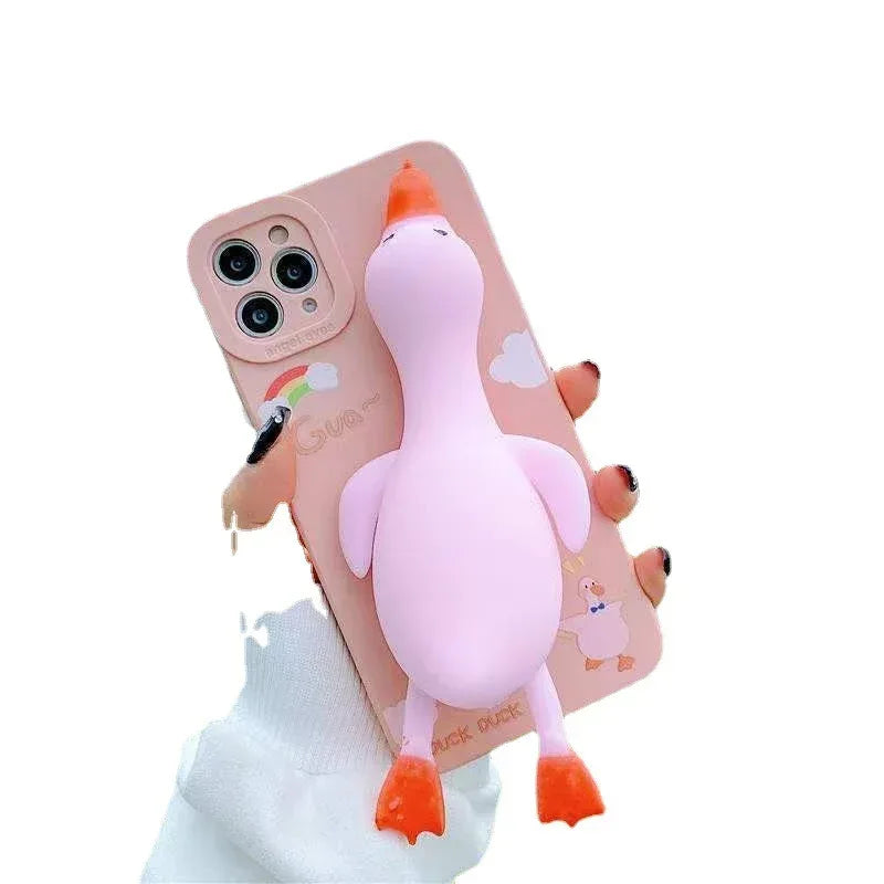 Cartoon Kneading Duck iPhone case - Viexta
