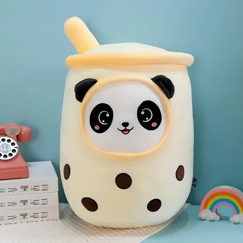Emulational Fruit Milky Tea Cup Pillow Plush Toy - Viexta