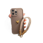 Lanyard Heart Design Silicone iPhone Case - Viexta