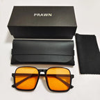 Women's Retro Square Semi-rimless Sunglasses - Viexta