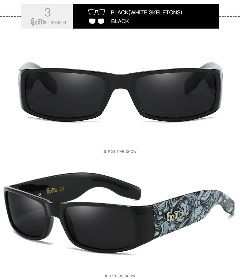 Plaid Hip Hop Fashion West Coast Polarized Sunglasses