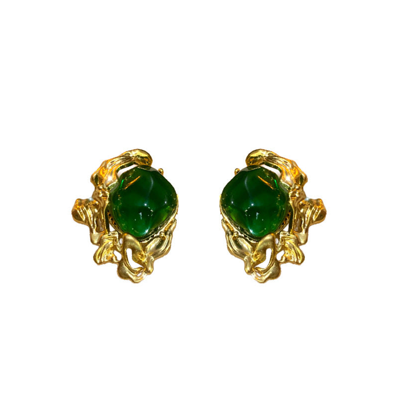 Vintage Emerald Earrings