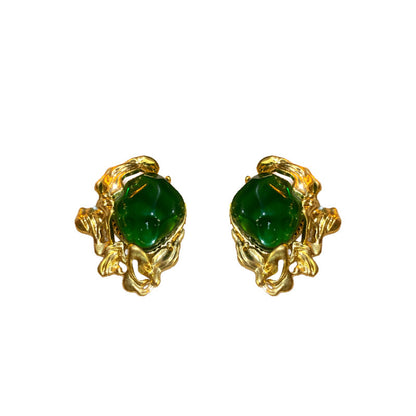 Vintage Emerald Earrings