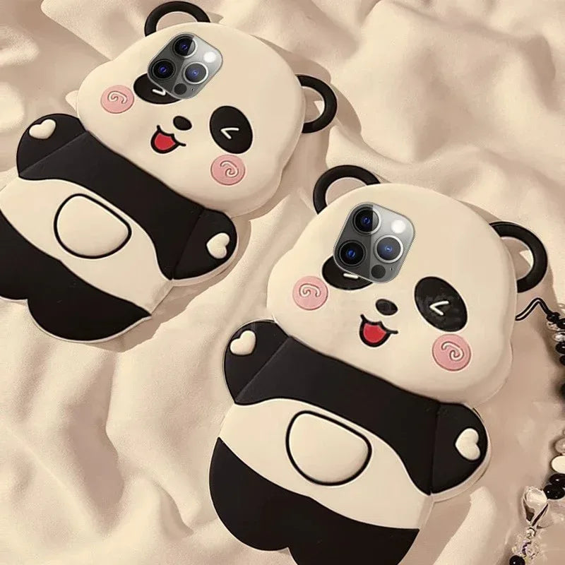 cute-panda-silicone-iphone-case - Viexta