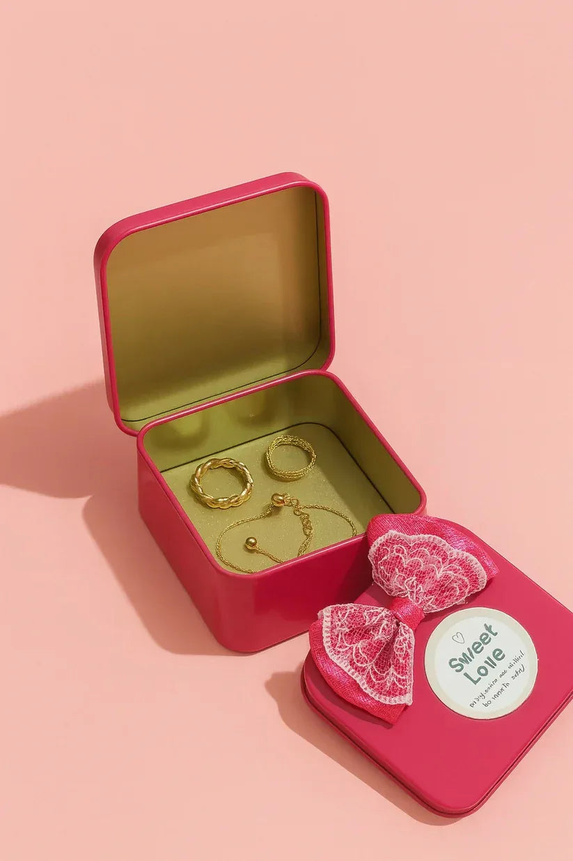 Ornate Metal Candy & Favor Box (6nos) - Viexta